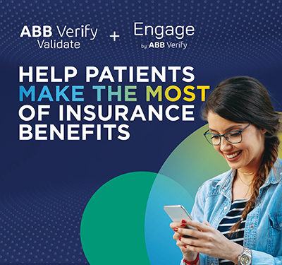 Patient looking up insurance benefits on phone